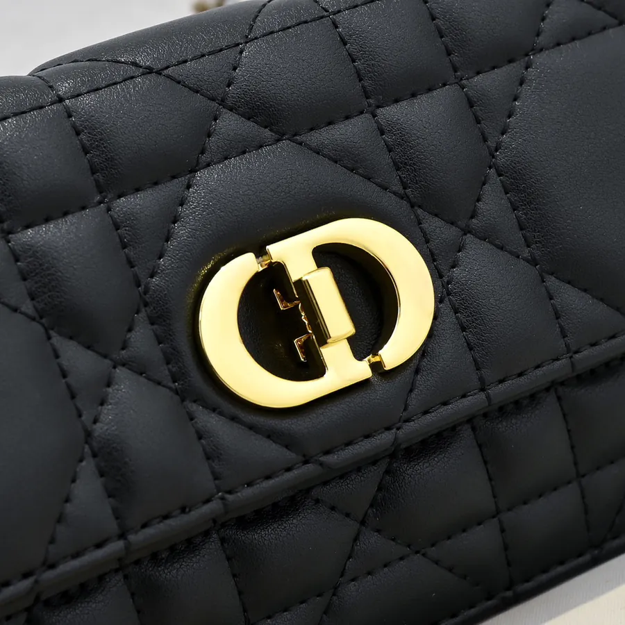 Miss Caro Chain Bag with Retro Gold Hardware