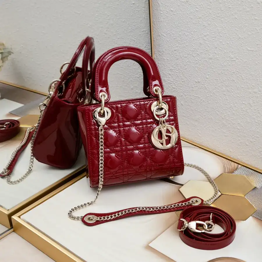 Mini Lady Classic Calfskin Wallet