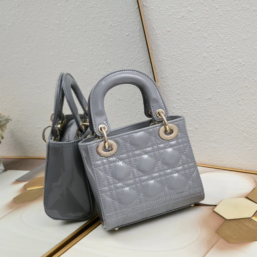 Mini Lady Classic Calfskin Wallet