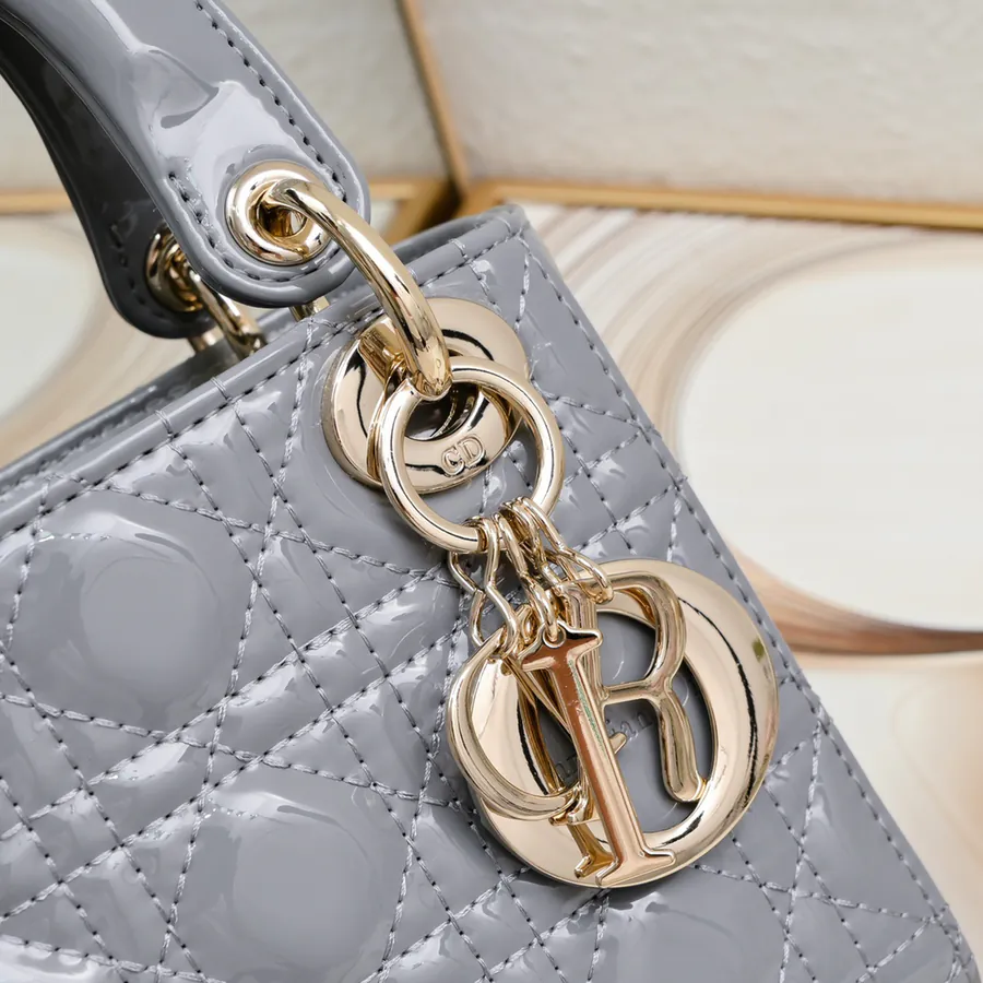 Mini Lady Classic Calfskin Wallet