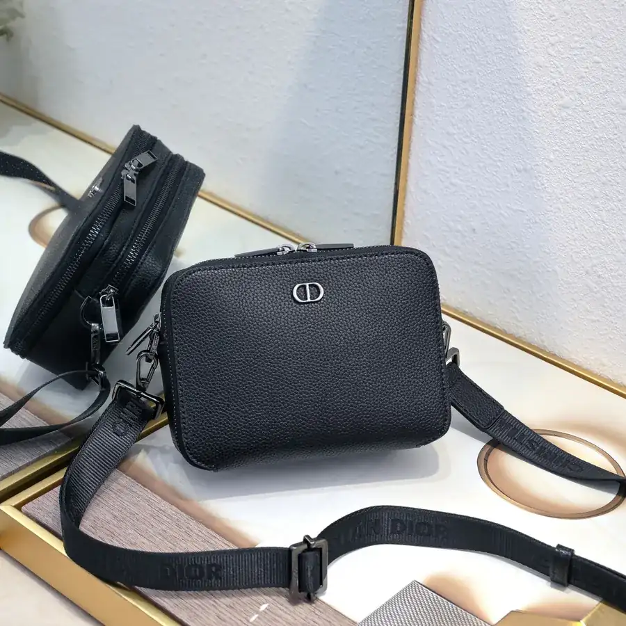 Di0R Oblique 2024 Latest Double Zip Camera Bag