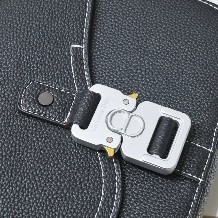 Mini Saddle Messenger Bag with DIOR Logo