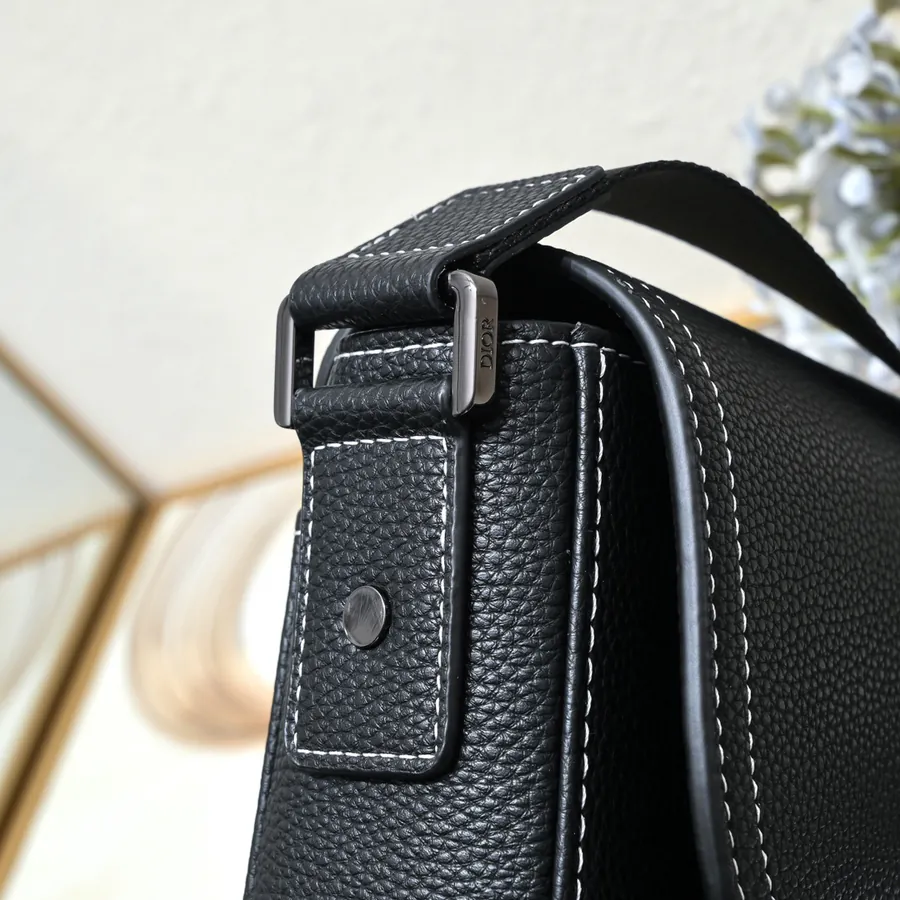 Mini Saddle Messenger Bag with DIOR Logo