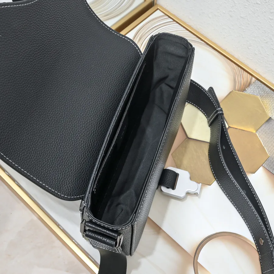 Mini Saddle Messenger Bag with DIOR Logo