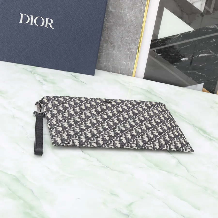 Dior Oblique Print A4 Handbag