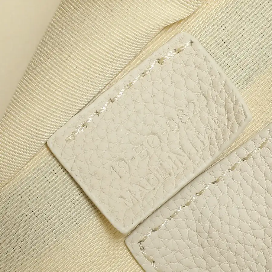 Dior A5 Triangle Tote in Beige Grained Calfskin