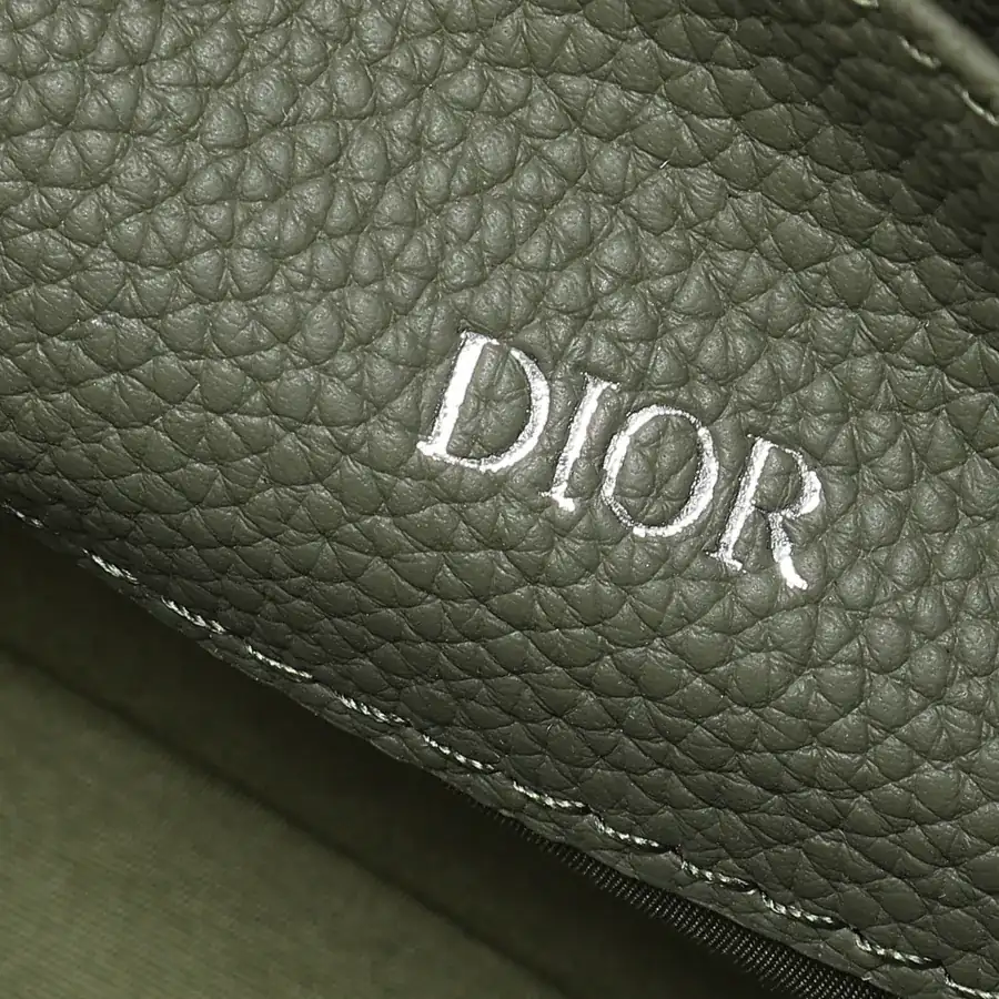 Dior A5 Triangle Tote in Khaki