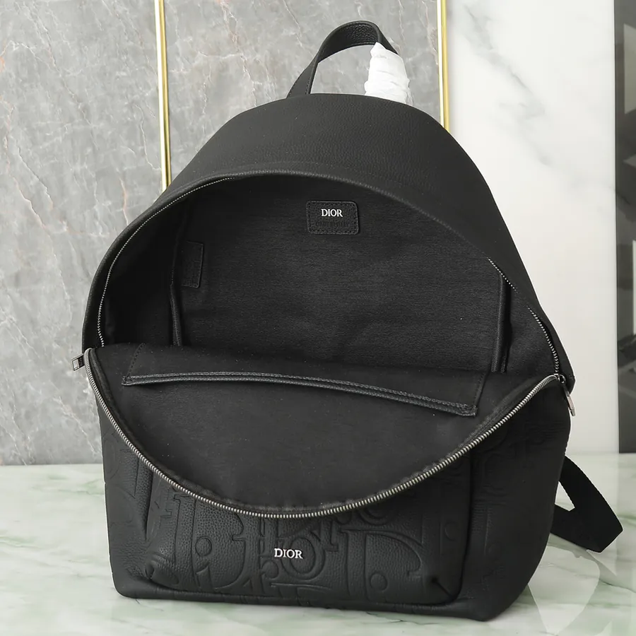 Dior Rider 2.0 Backpack Black Grained Calfskin and Leather Fall 2024 Collection