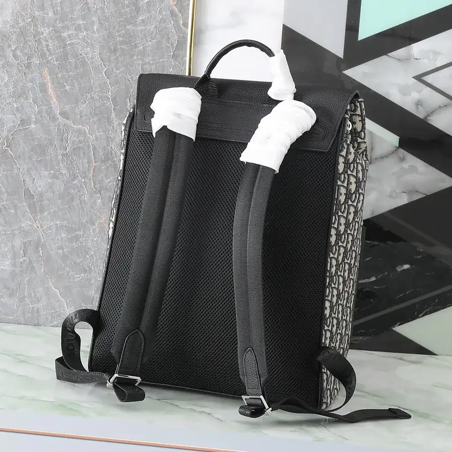 Dior Oblique Men's Backpack with Dual Strap