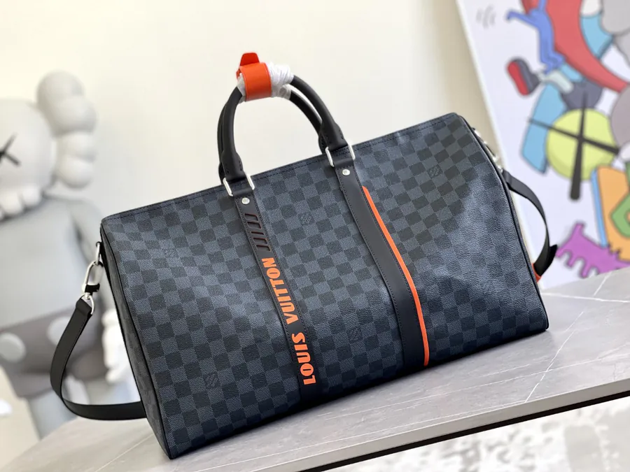 Top Original New Arrival Keepall Travel Bag with Damier Cobalt Canvas