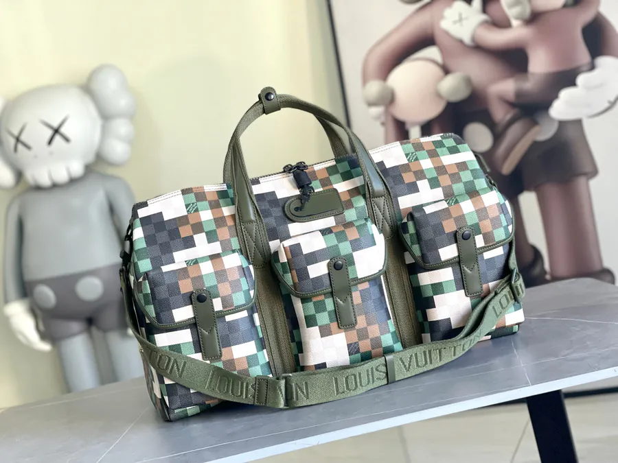 Virgil Abloh Basketball Keepall 55 Travel Bag