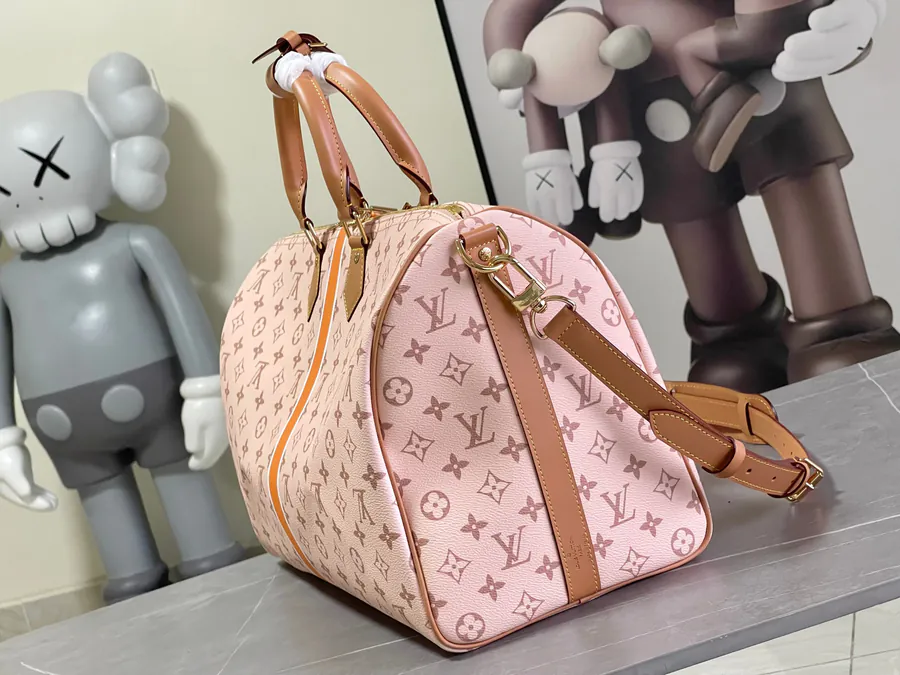 Original Single Keepall Bandoulière 45 Travel Bag Louis Vuitton Paris 1854