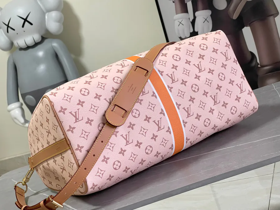 Original Single Keepall Bandoulière 45 Travel Bag Louis Vuitton Paris 1854