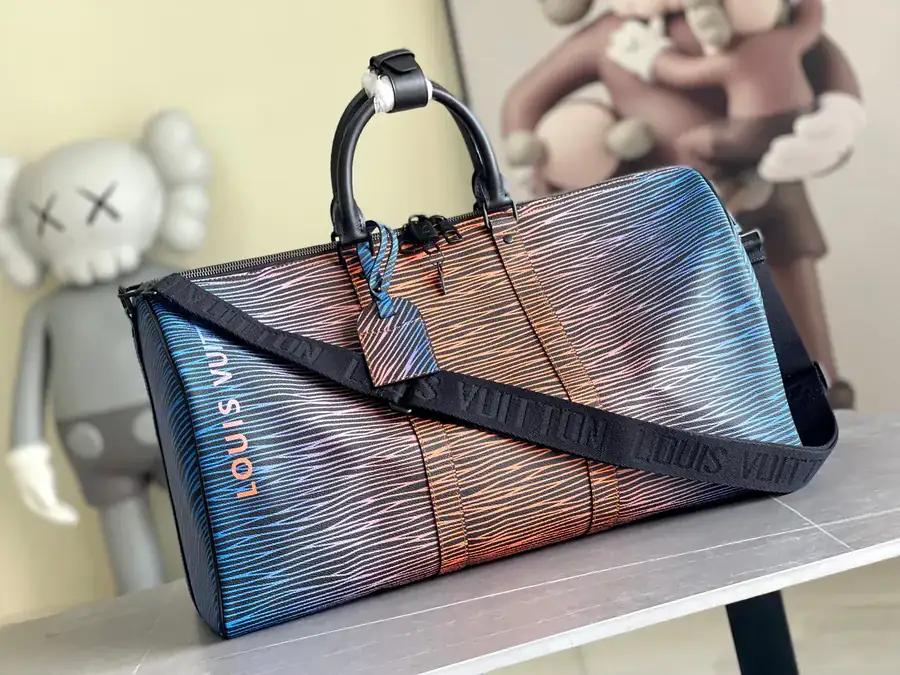 Monogram Shadow Keepall Bandoulière 50 Travel Bag