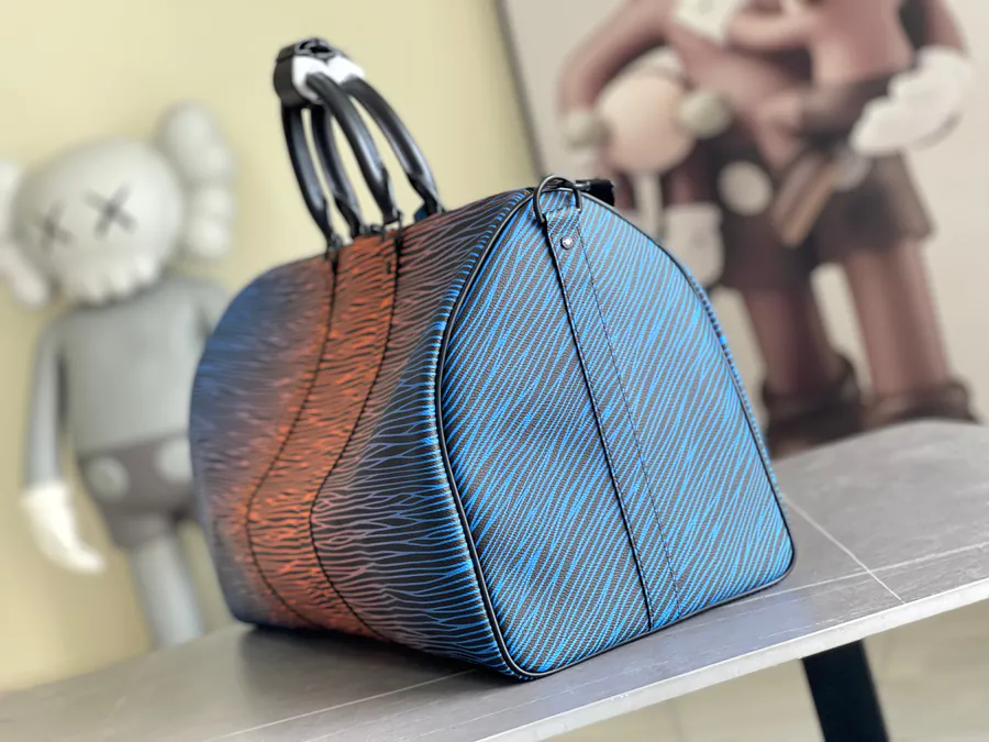 Monogram Shadow Keepall Bandoulière 50 Travel Bag