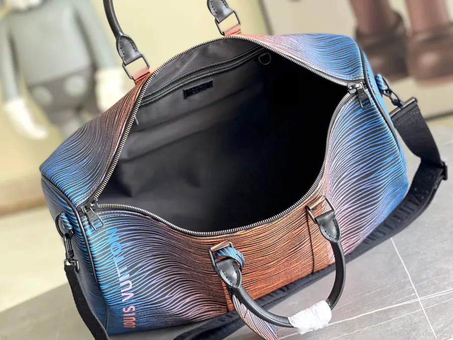 Monogram Shadow Keepall Bandoulière 50 Travel Bag