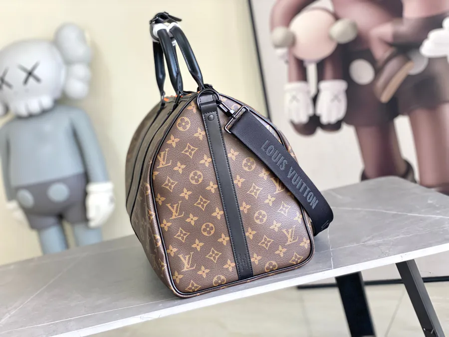 Keepall Bandoulière 50 Travel Bag with Zoooom with Friends Embroidery