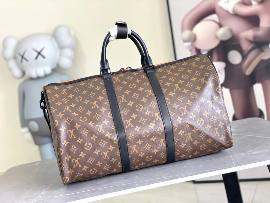 Keepall Bandoulière 50 Travel Bag with Zoooom with Friends Embroidery