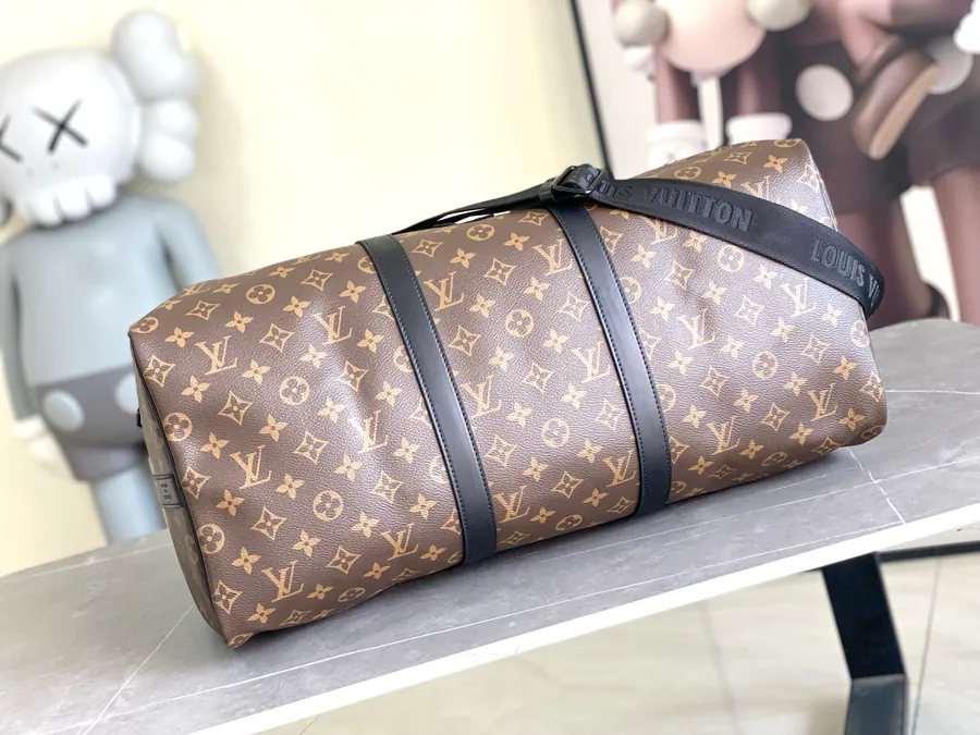 Keepall Bandoulière 50 Travel Bag with Zoooom with Friends Embroidery