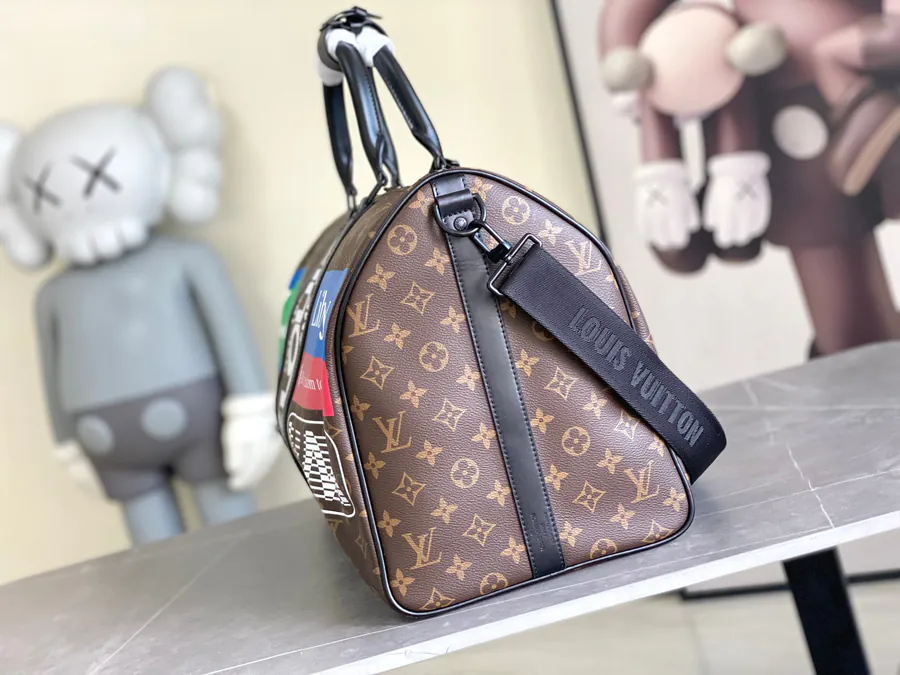 Keepall 50 Travel Bag with Strap Men's Fashion Show