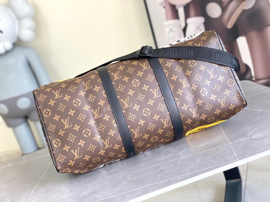 Keepall 50 Travel Bag with Strap Men's Fashion Show