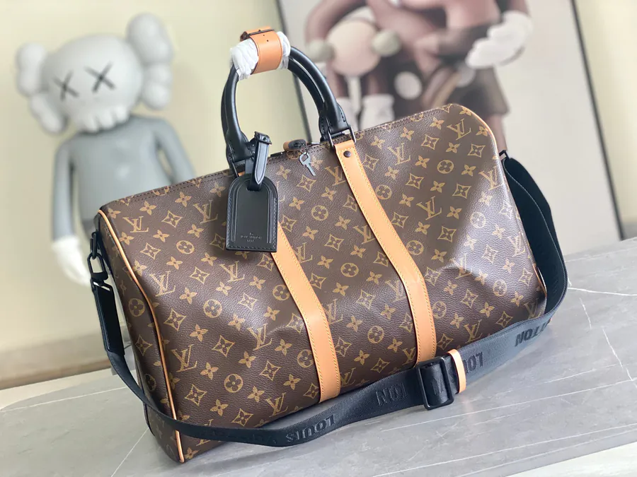 Original 590 N46703 Keepall 45 Travel Bag with Shoulder Strap
