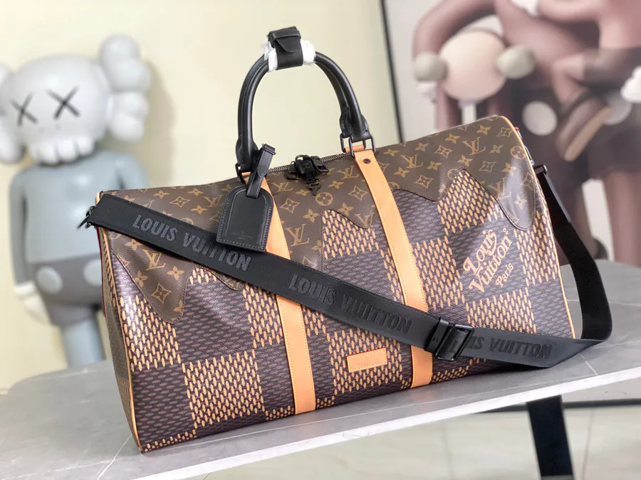 New Version Keepall with Color Contrast Classic Design