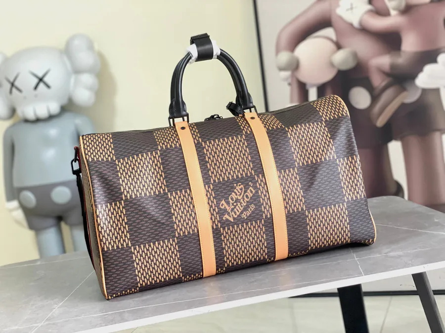 New Version Keepall with Color Contrast Classic Design