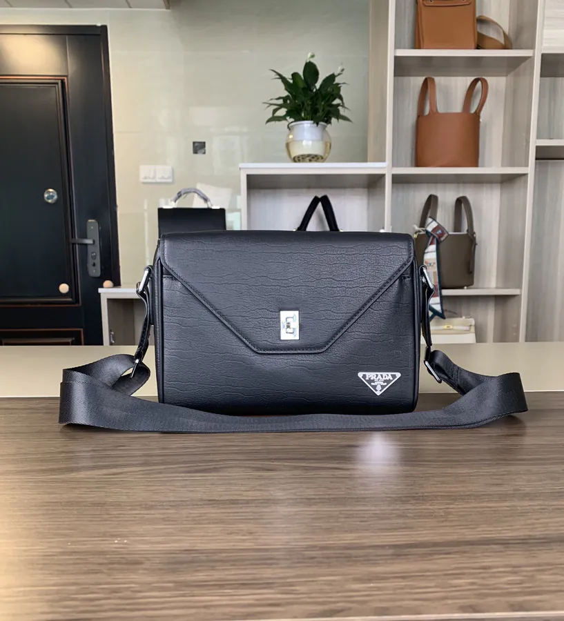 Prada Shoulder Bag Premium Calfskin Texture, Unique Design