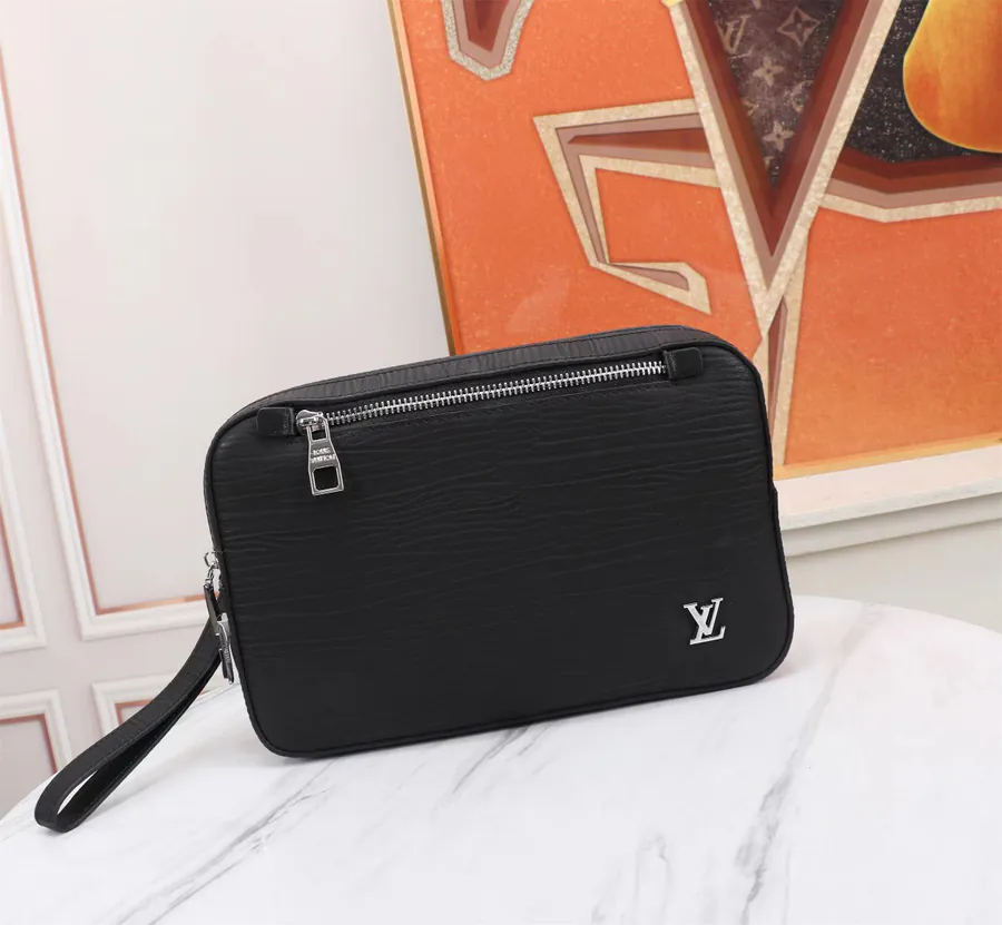 LV Password Lock Tote in Grained Calfskin
