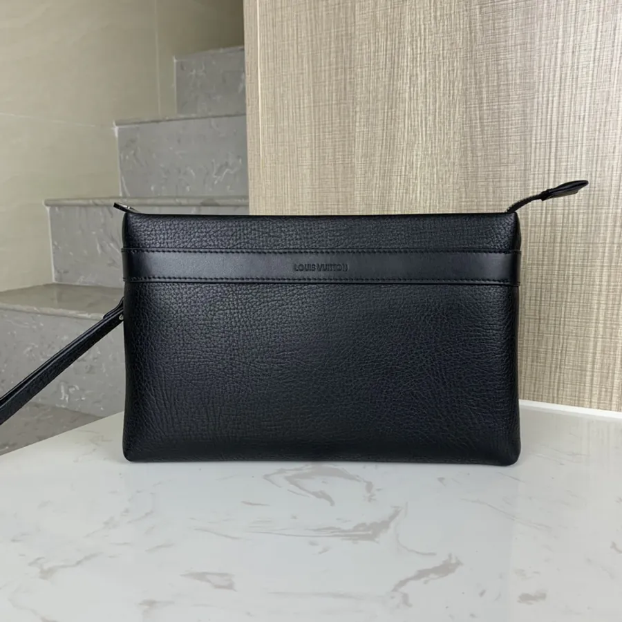 LV Bucket Bag Premium Grained Calfskin Design