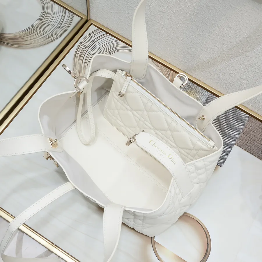 Toujours Travel Tote in Grained Calfskin