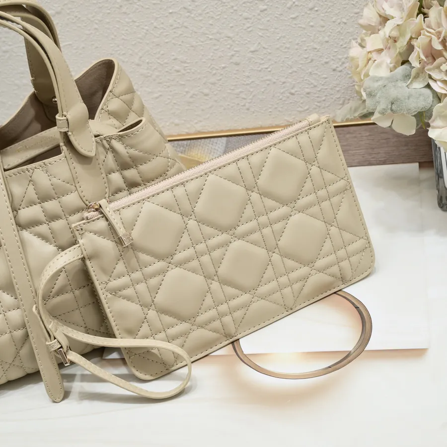 Toujours Mini Travel Bag with Grained Calfskin