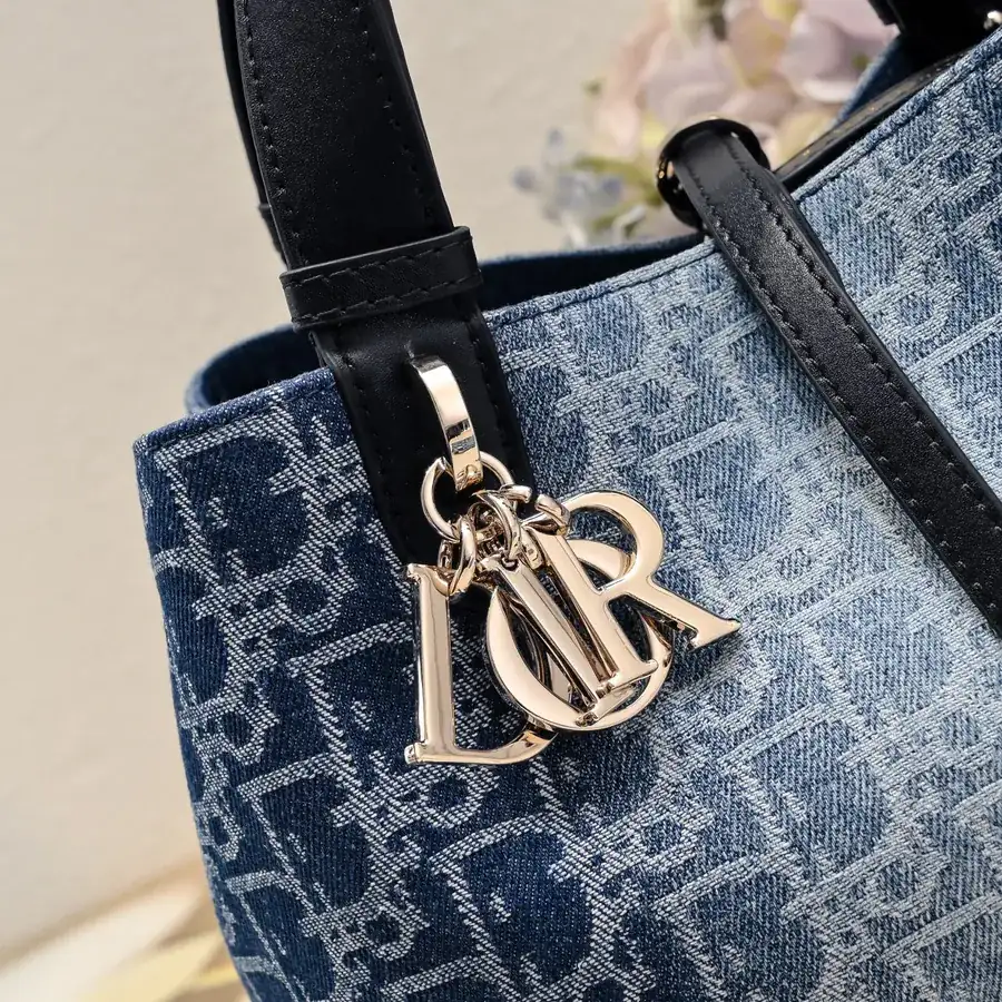 Toujours Mini Travel Bag Classic Letter Accents, Grained Calfskin