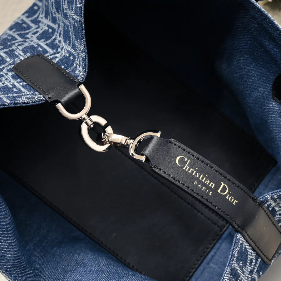 Toujours Mini Travel Bag Classic Letter Accents, Grained Calfskin