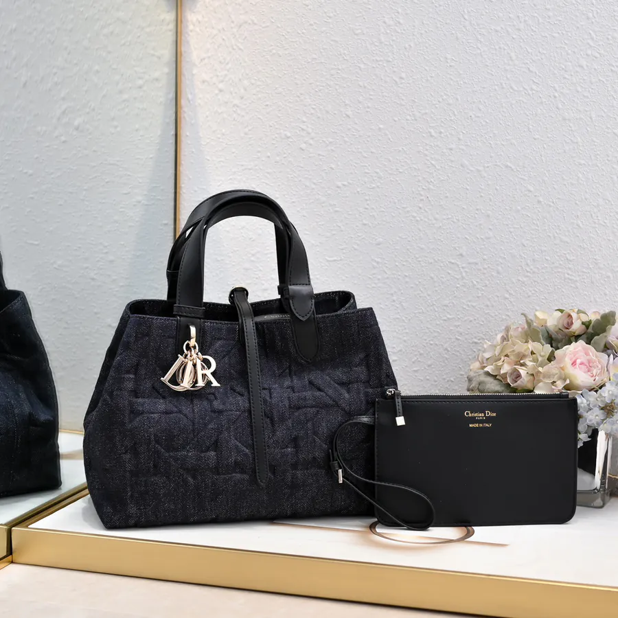 Toujours Travel Bucket Bag in Grained Calfskin