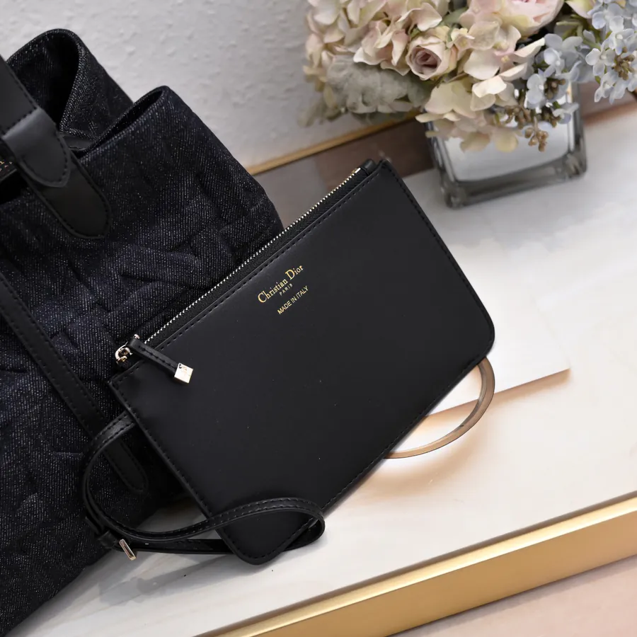 Toujours Travel Bucket Bag in Grained Calfskin