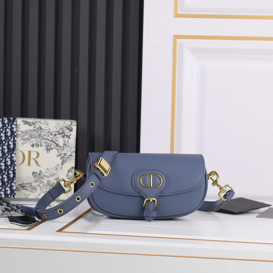 Bobby East West Crossbody Bag Blue
