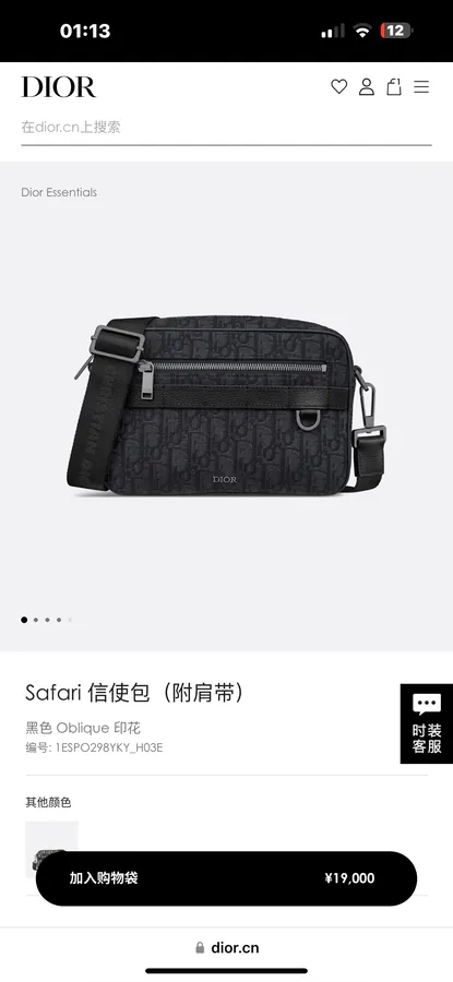 Safari Messenger Bag with Strap Mini Size