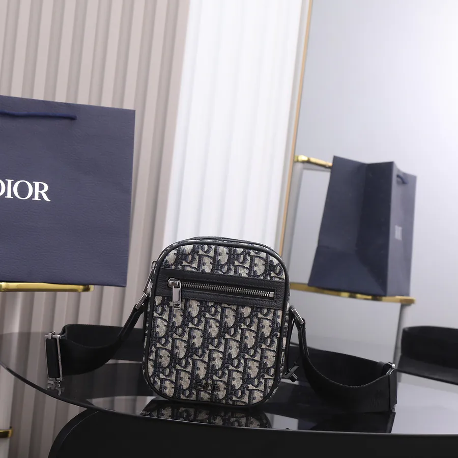Dior Messenger Bag with Box and Gift Wrap