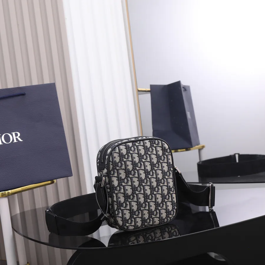 Dior Messenger Bag with Box and Gift Wrap