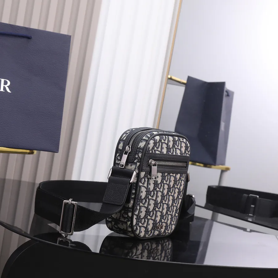 Dior Messenger Bag with Box and Gift Wrap