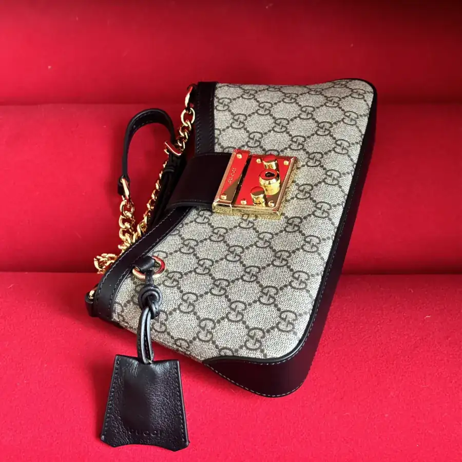 GG Padlock Mini Crossbody Bag