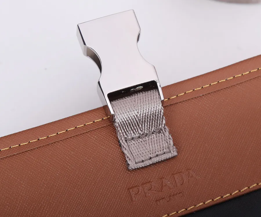 Mini Mail Bag in Grained Calfskin