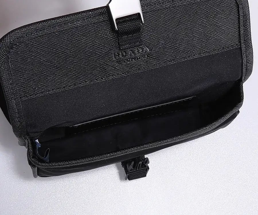 Mini Mail Bag in Grained Calfskin