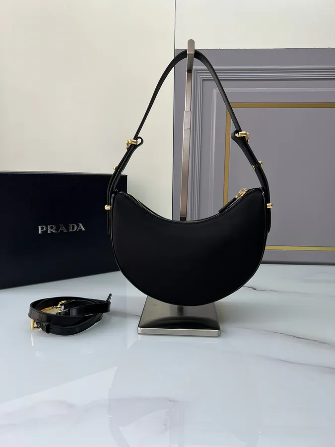 Moon Handbag with Adjustable Straps