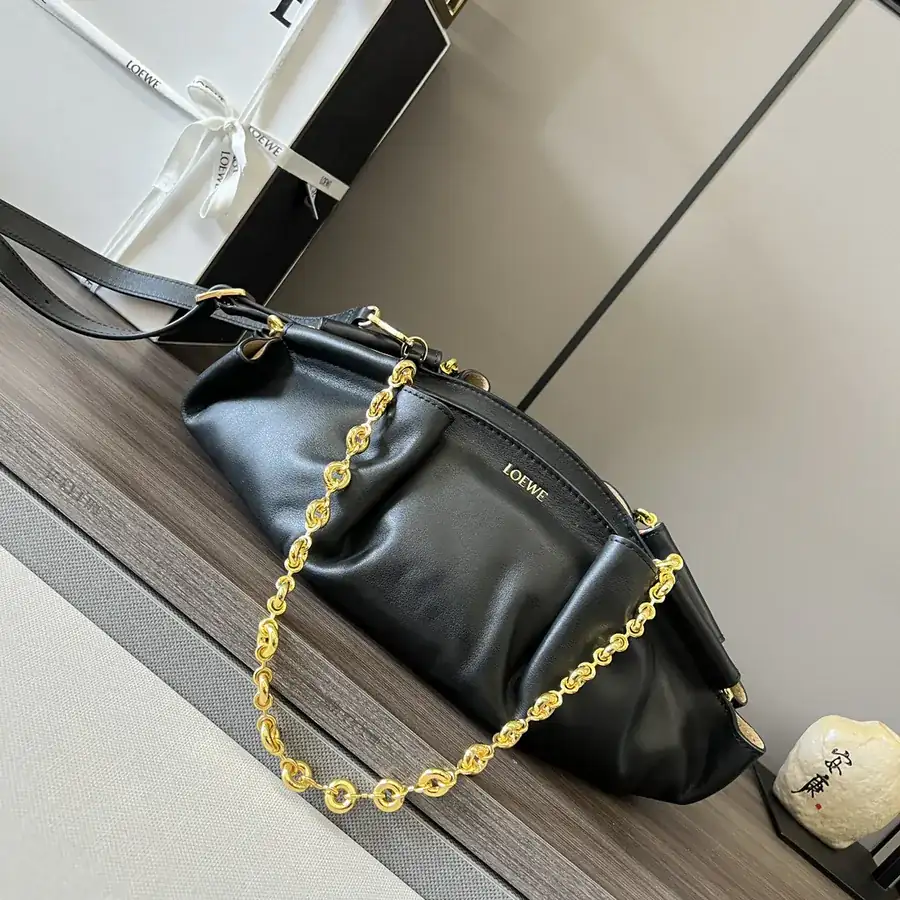 P820 Luggage Chain Strap Bucket Bag