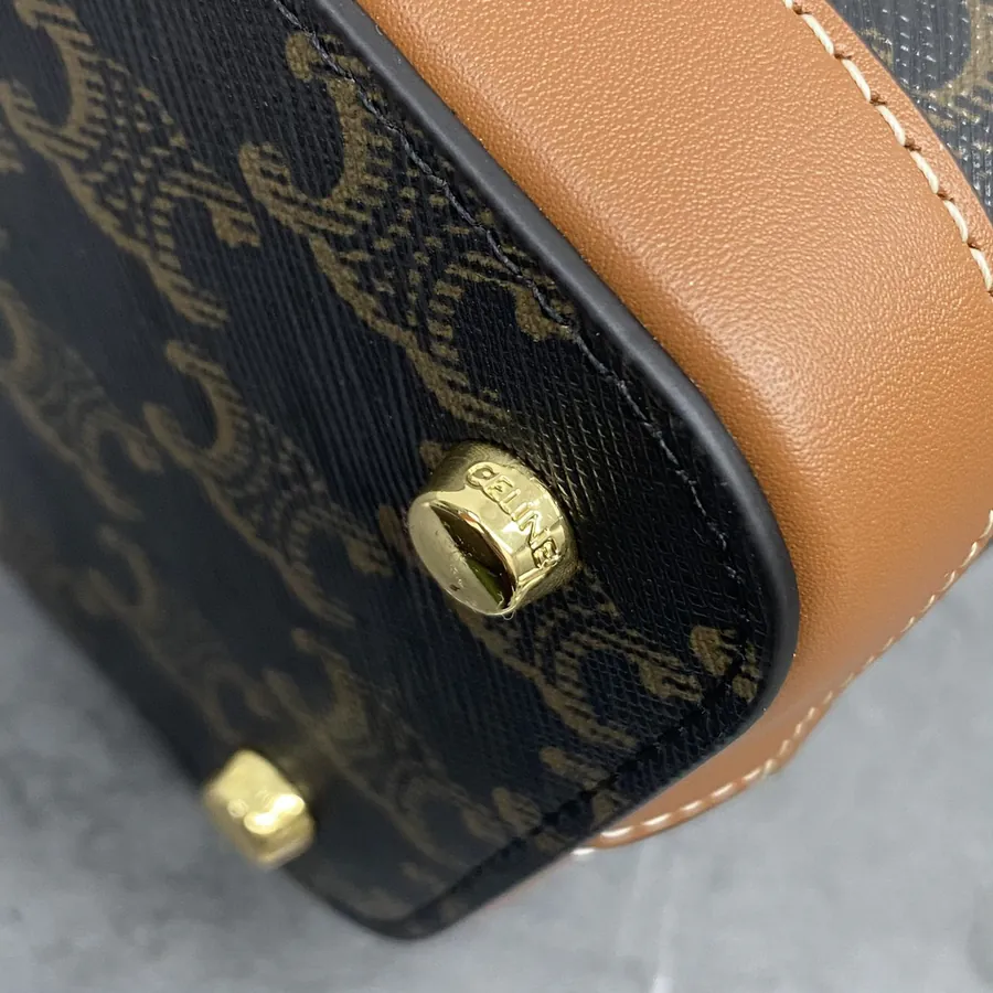 CE Vanity Cosmetic Bag Classic Design, Premium Leather