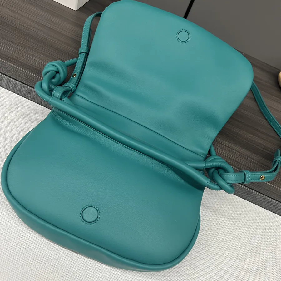 New Loe*we Paseo Bag in Shiny Nappa Calfskin