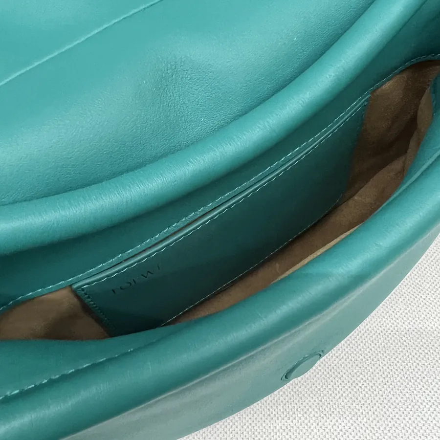 New Loe*we Paseo Bag in Shiny Nappa Calfskin